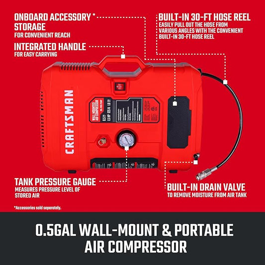 CRAFTSMAN All-in-One Wall Mount Tire Inflator - alternate view 2