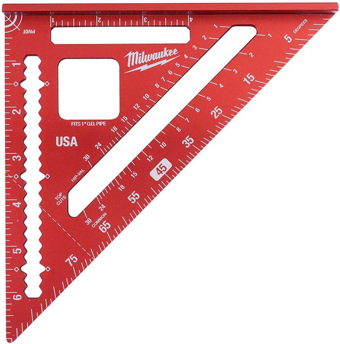Milwaukee Tool 7-inch Rafter Square and 4-1/2-inch Trim Square Set
