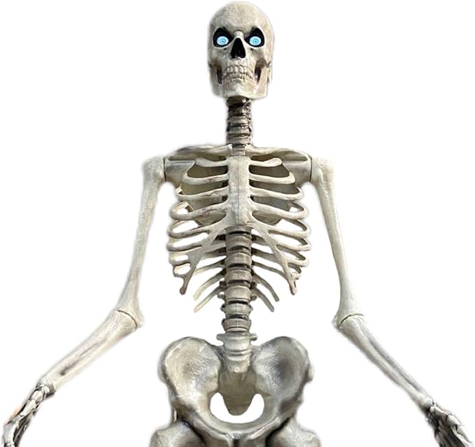 Home Accents 12 ft. Giant-Sized Skeleton with LifeEyes