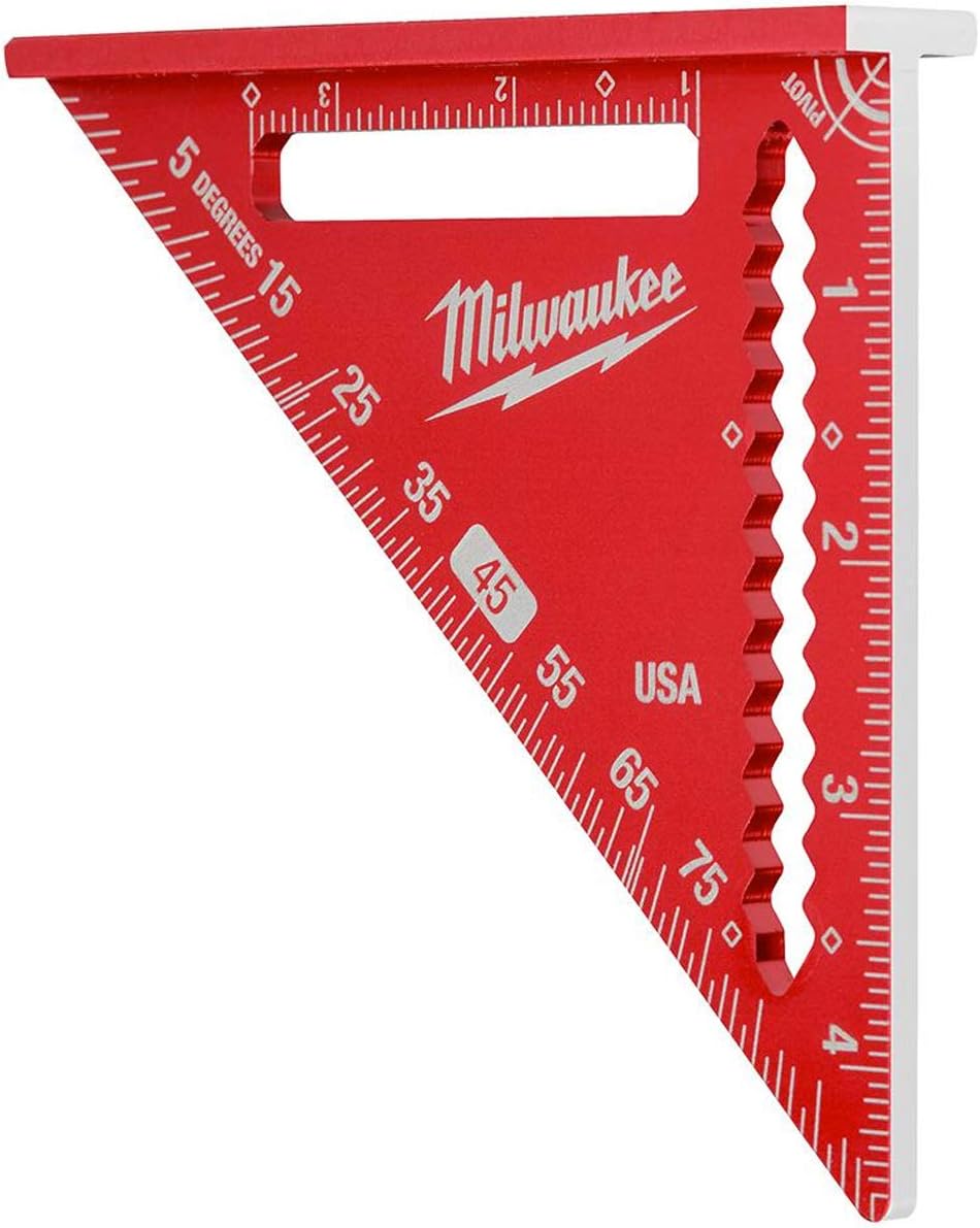 Milwaukee Tool 7-inch Rafter Square and 4-1/2-inch Trim Square Set