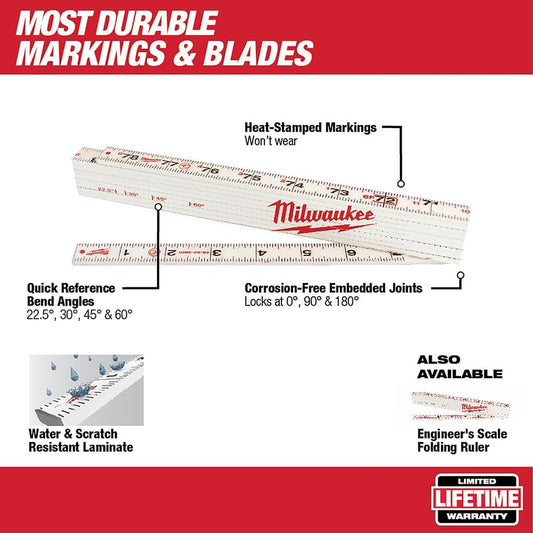 Milwaukee 48-22-3801 Composite Folding Rule