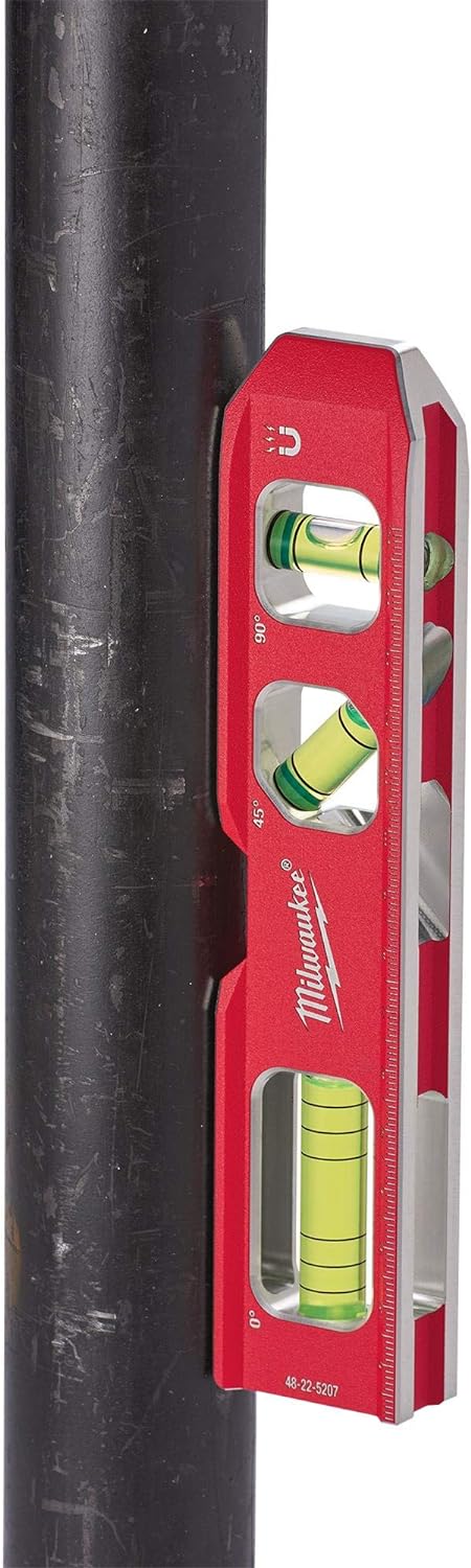 Milwaukee 4932459097 Billet Torpedo Level, Red/Black