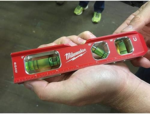 Milwaukee 4932459097 Billet Torpedo Level, Red/Black