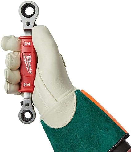 MILWAUKEE Lineman's 4-in-1 Insulated Ratcheting Box Wrench 48-22-9212