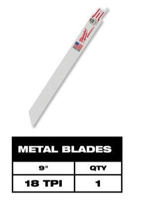 Milwaukee 49-22-1110 U 10 pc Sawzall Blade Kit with Case + 10 Free Blades