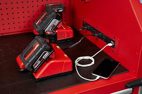 Milwaukee 56" Premium 18-Drawer Tool Box Chest and Cabinet Combo with Electronic Keypad Lock