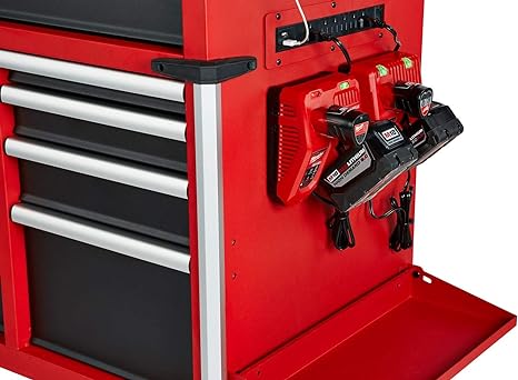 Milwaukee 56" Premium 18-Drawer Tool Box Chest and Cabinet Combo with Electronic Keypad Lock