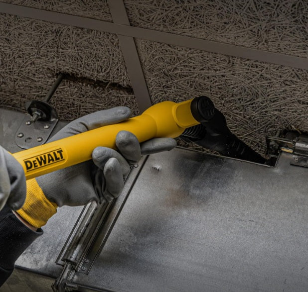 DEWALT Shop Vac Pivoting Extension Wand Kit, Flexible & Durable Wet Dry Vacuum Accessory Attachments for Hard to Reach Areas, 180° Pivoting Joint, 5 Detent Position, 19.7" & 15.7", DXVA00-1200