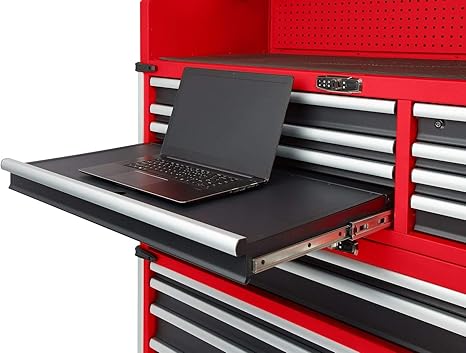 Milwaukee 56" Premium 18-Drawer Tool Box Chest and Cabinet Combo with Electronic Keypad Lock