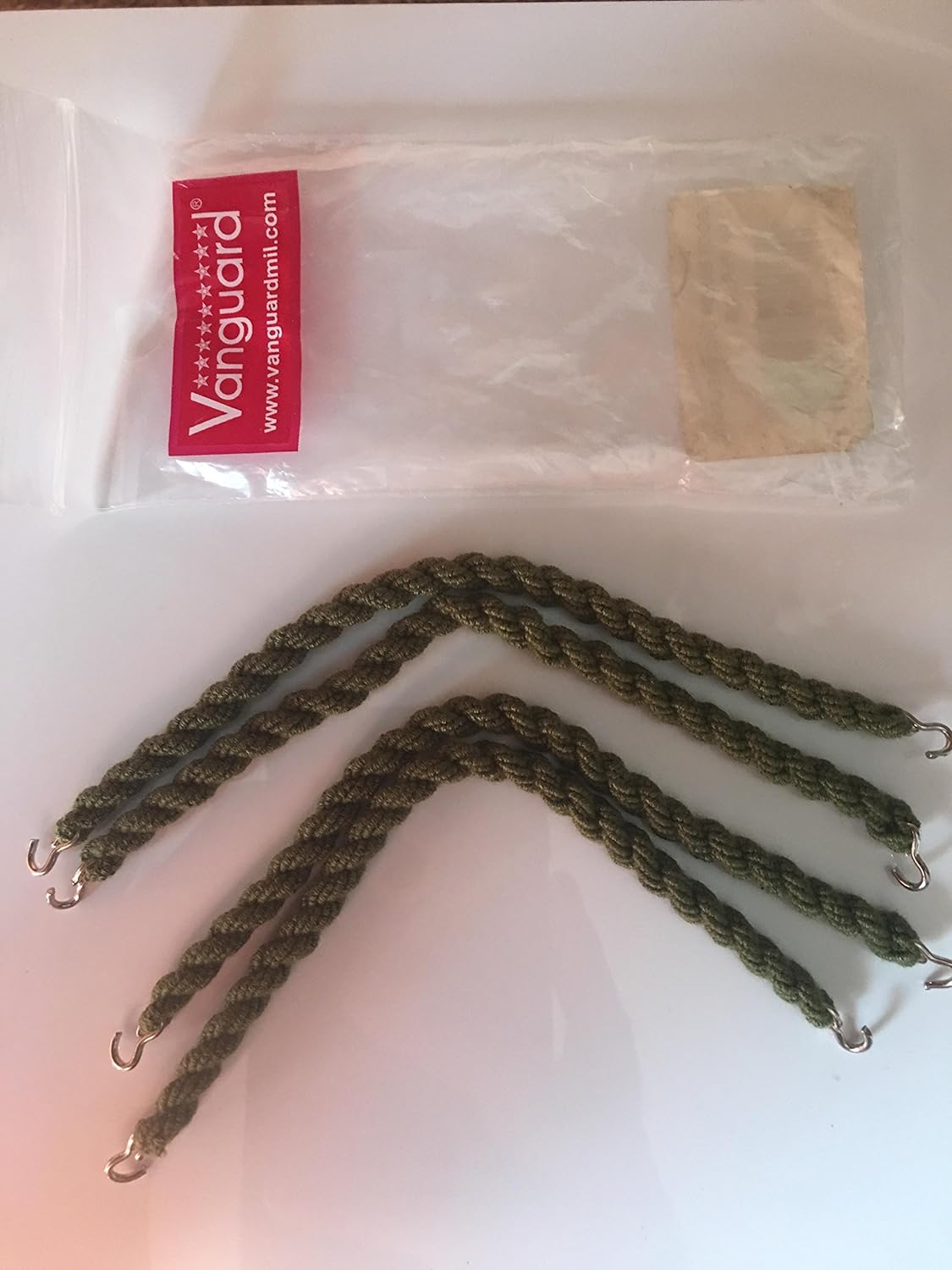 Vanguard Boot Bands: Trouser BLOUSERS - Green - 2 Pairs