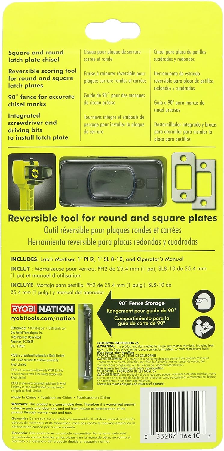 Ryobi A99HT3 Hinge & Door Latch Installation Kit