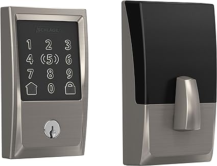 Schlage BE499WB CEN 619 Encode Plus Smart WiFi Deadbolt Lock