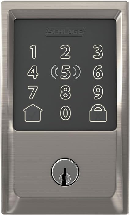 Schlage BE499WB CEN 619 Encode Plus Smart WiFi Deadbolt Lock