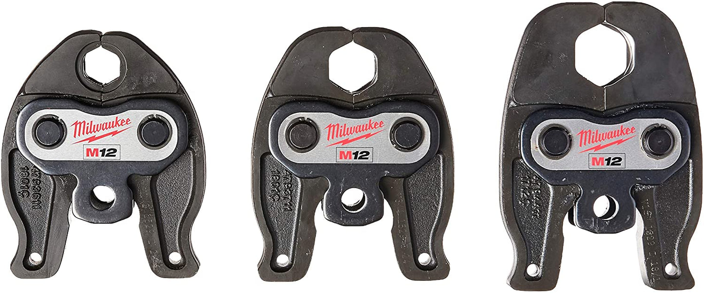 Milwaukee 2473-22 M12 Force Logic Press tool 1/2" - 1" Kit