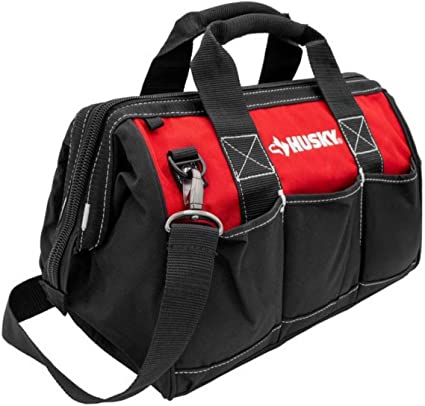 Husky 15 Inch Contractor's Multi-Purpose Water-Resistant Tool Bag