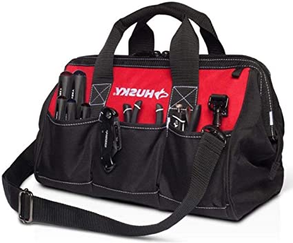 Husky 15 Inch Contractor's Multi-Purpose Water-Resistant Tool Bag
