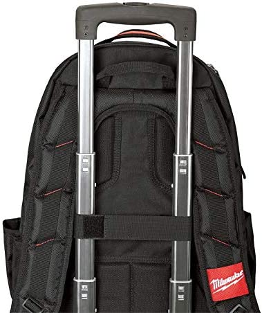 Milwaukee 48-22-8200 1680 Denier 35 Pocket Jobsite Backpack w/ Laptop Sleeve and Molded Plastic Base