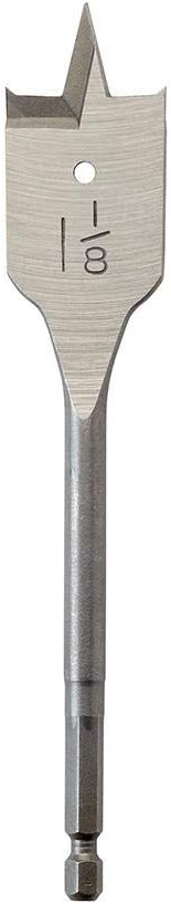 Milwaukee 49-22-0175 8-Piece Universal Quik-Lok Flat Boring Spade Bit Set w/ Carrying Case