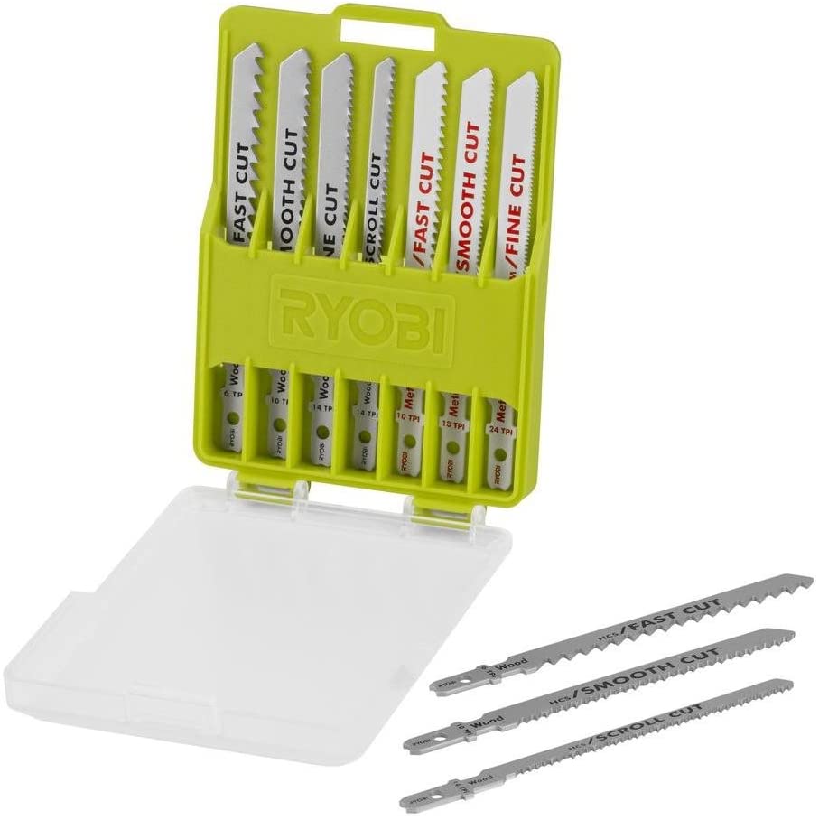 Ryobi A14AK10 All-Purpose Jig Saw Blade Kit (10-Piece)