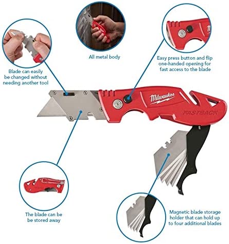 Milwaukee 48-22-1902 Fastback II Flip Utility Knife