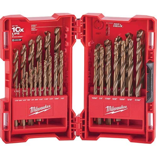 29 Pc. Cobalt Red Helix Drill Bit Kit 48-89-2332