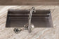 Delta GR150-SP Glass Rinser for Kitchen Sinks – SpotShield Stainless, High-Pressure Countertop Rinser