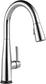 Delta 9113TV-AR-DST Essa VoiceIQ Touchless Pull-Down Kitchen Faucet – Arctic Stainless, Alexa and Google Assistant Compatible