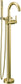 Delta T4759-CZFL Trinsic Freestanding Tub Filler Champagne Bronze - main product image