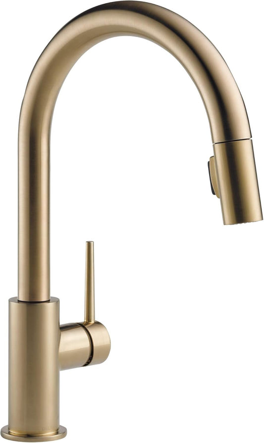Delta 9159-CZ-DST Trinsic Single Handle Pull-Down Kitchen Faucet - main product image