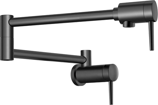 Delta 1165LF-BL Wall Mount Pot Filler Matte Black - main product image