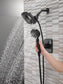 Delta Faucet Ashlyn 17 Series Dual-Handle Delta Shower Trim Kit with In2ition 2-in-1 Shower Head with Handheld Spray, Matte Black Shower Fixture, Matte Black T17264-BL-I (Valve Not Included)