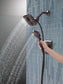 Delta Faucet Ashlyn 17 Series Dual-Function Shower Trim Kit with 2-Spray Touch-Clean In2ition 2-in-1 Hand Held Shower Head with Hose, Venetian Bronze T17264-RB-I (Valve Not Included)