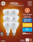 GE Relax 6 Pack 65 W Equivalent Dimmable Soft White Br30 LED Light Fixture Light Bulb
