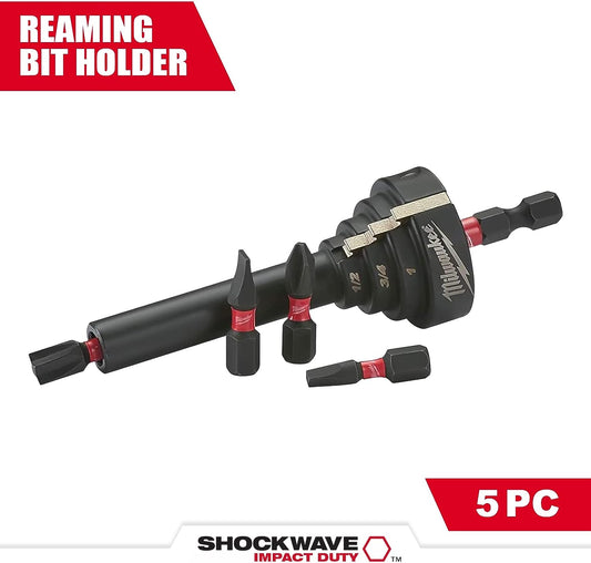 Milwaukee 48-32-2350 SHOCKWAVE Conduit Reaming Bit Holder 1/2in, 3/4in & 1in EMT (Limited Edition)