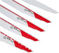 Milwaukee 48-00-5027 The AX 12-Inch, 5/8 TPI Super Sawzall Blade, 5-Pack, bi-metal