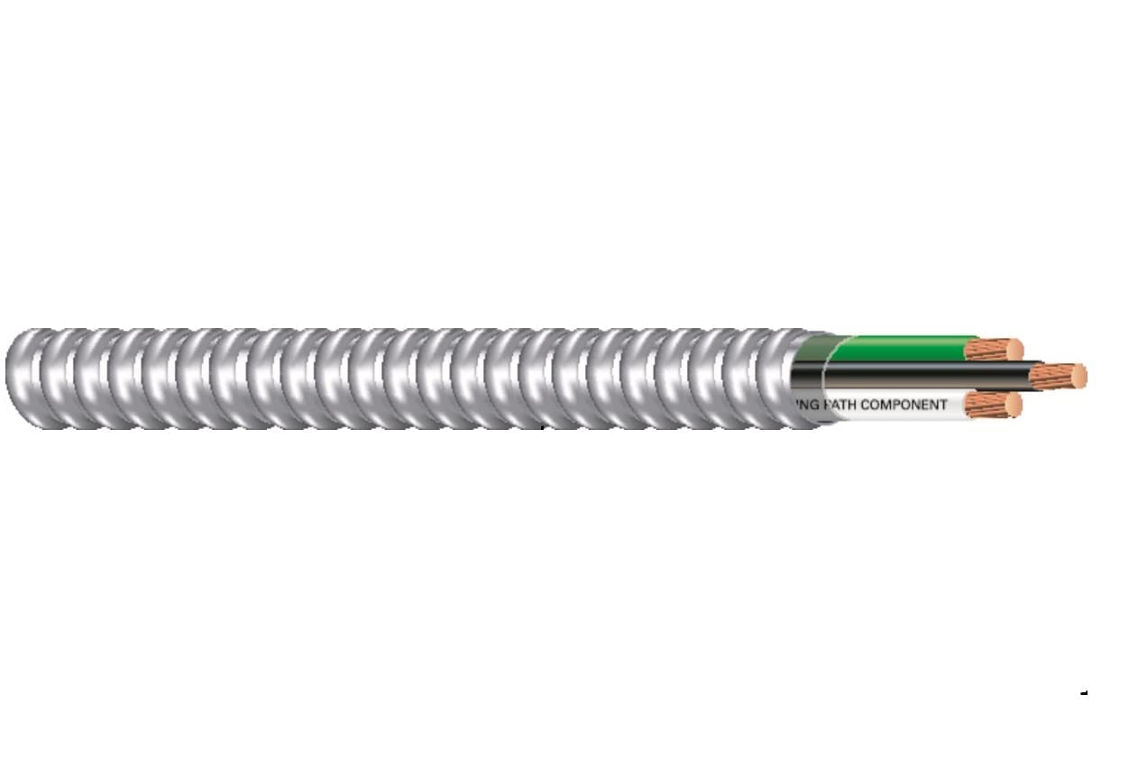 Southwire Armorlite 14/2 MC Aluminum Armored Cable 250 ft, 600V (68579201)