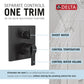Delta T24867-BL Shower Valve Trim Matte Black - alternate view 3