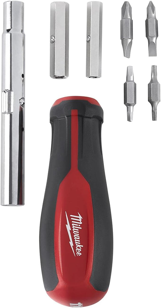 Milwaukee 11-in-1 Multi-Tip Screwdriver with ECX Driver Bits