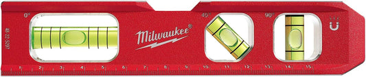 Milwaukee 4932459097 Billet Torpedo Level, Red/Black