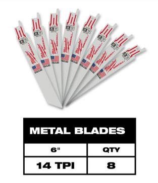 Milwaukee 49-22-1110 10 pc Sawzall Blade Kit with Case - alternate view 1
