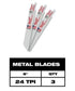 Milwaukee 49-22-1110 U 10 pc Sawzall Blade Kit with Case + 10 Free Blades