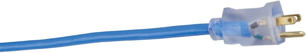 Southwire ColdFlex 12/3 SJTW Heavy-Duty Extension Cord 50 ft, Blue