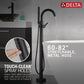 Delta T4759-BLFL Trinsic Floor Mount Freestanding Tub Filler with Hand Shower – Matte Black (Rough Sold Separately)