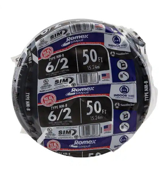 Southwire 6/2 NM-B Copper Wire 50ft - alternate view 3
