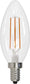 Bulbrite Item 776756, 4 Watt LED Filament Light Bulb, Fully Dimmable, 2700k E12 E12 Candelabra Base, High CRI for Truer Color Renderring (Pack of 10)