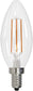 Bulbrite (Pack of 10) Item 776626, High Lumen Higher Equivalency, 5 Watt Clear B11 LED Filament Light Bulb, E12 Candelabra Base, 2700K 500 Lumens, LED5B11/27K/FIL/E12/3 10-Pack