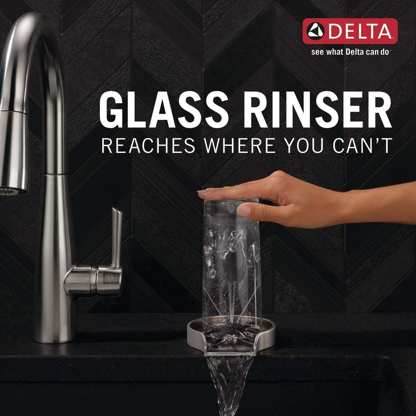 Delta GR250-CZ Glass Rinser Champagne Bronze - alternate view 5