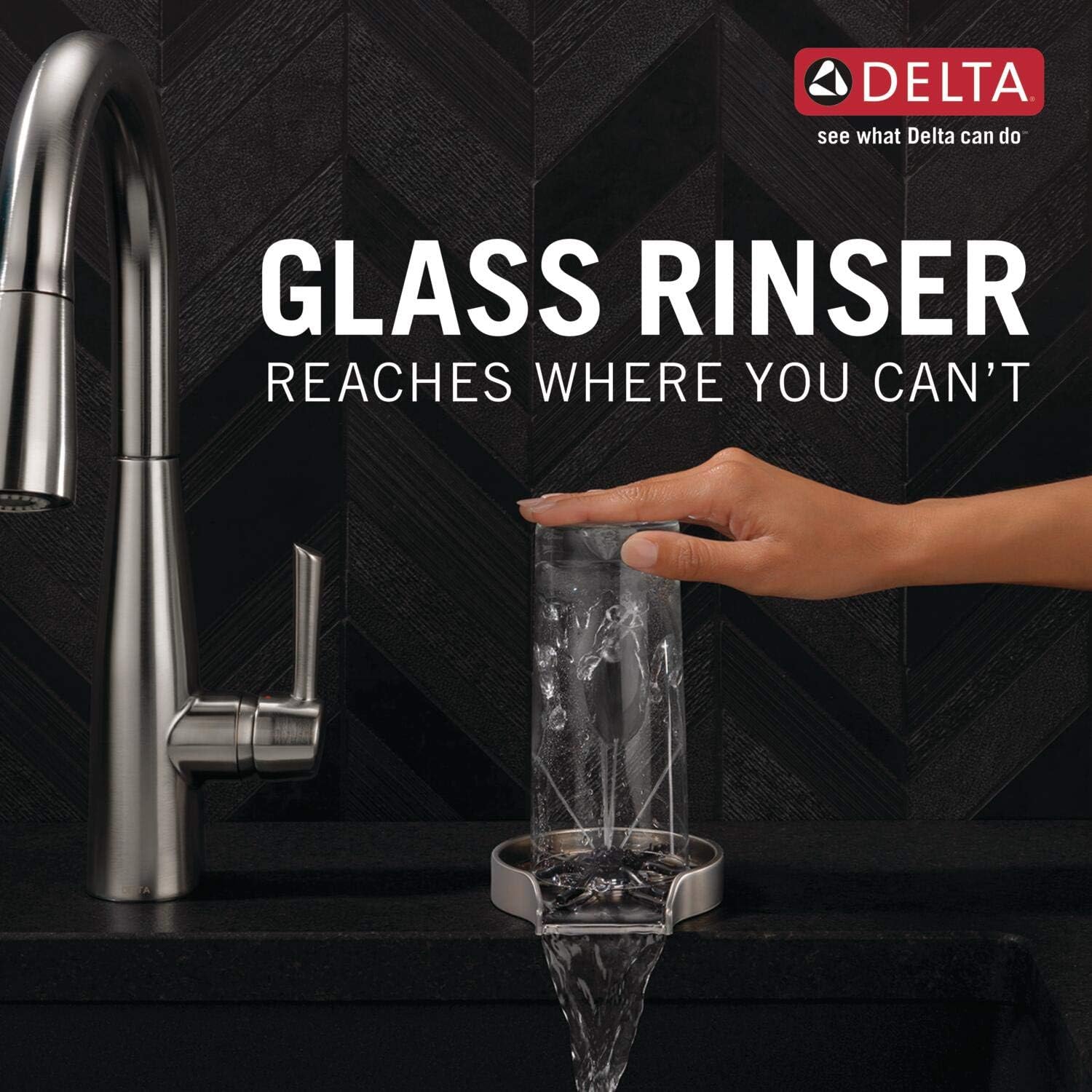 Delta GR250-CZ Glass Rinser Champagne Bronze - alternate view 5