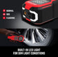 CRAFTSMAN Tire Inflator Portable Air Compressor, Cordless Mini Air Pump for Car Tires with Digital Tire Pressure Gauge, 6000mAh Battery Powered Air Pump, Max Pressure 150 PSI, 12V DC Corded
