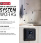 Delta SimpleSteam 7.5kW Steam Shower System Kit – Lumicoat Chrome, Generator + Square Control + Steam Head (5P-EST07-PR)
